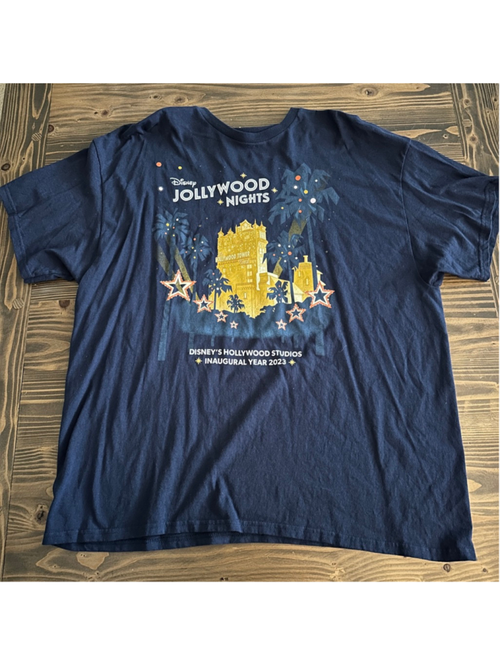 Disney Jollywood Nights 2023 Tee Mens XXL Hollywood Studios Inaugural